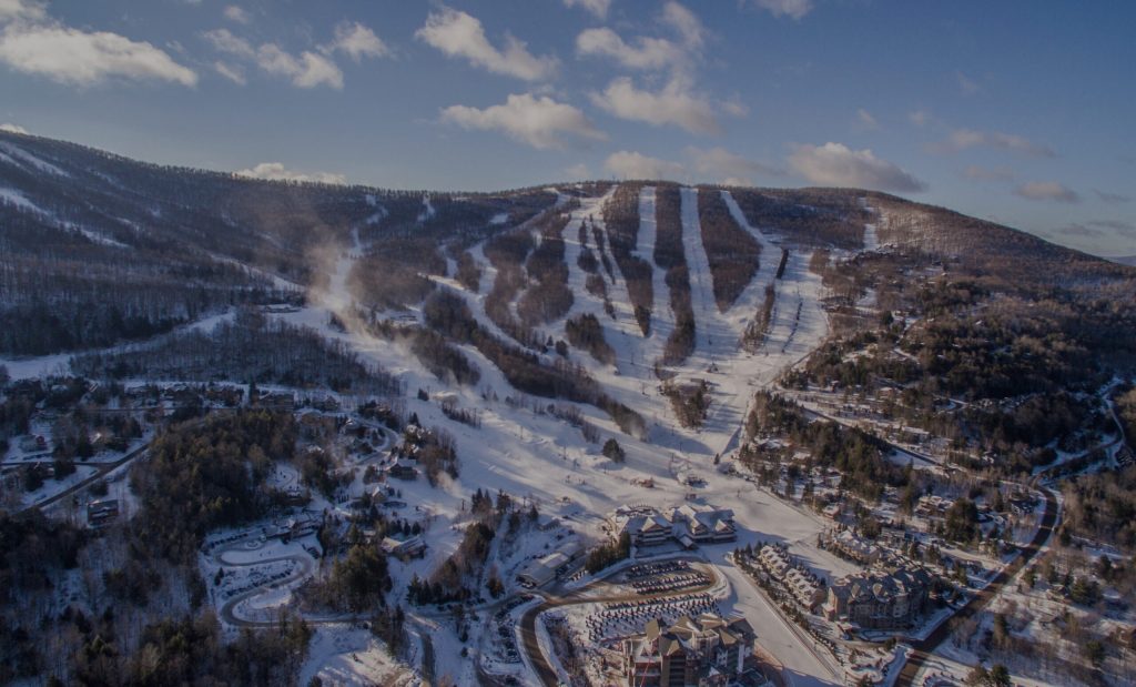 Windham mountain in season, from the live mountain report page