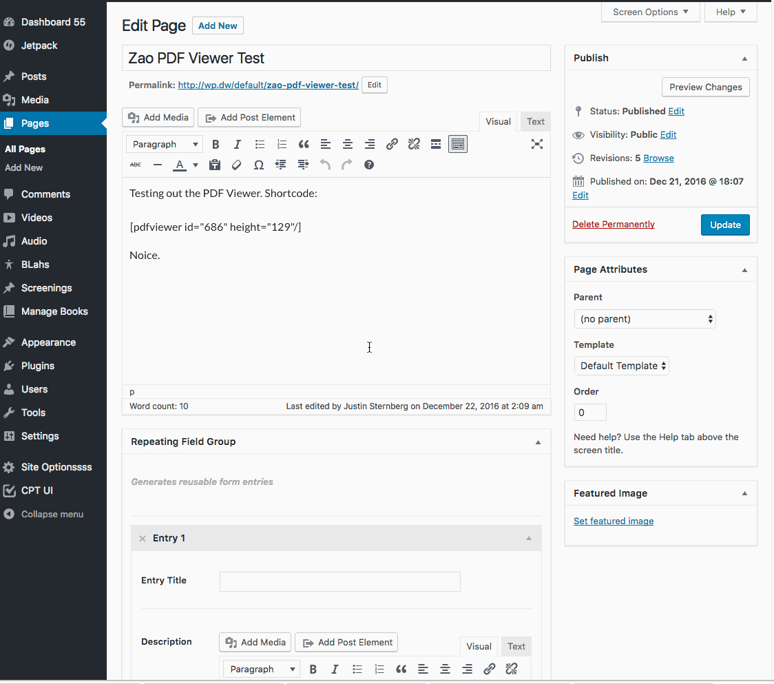 Zao PDF Viewer, view PDFs in WordPress, view PDFs in your WordPress site, making PDFs viewable in your WordPress site, WordPress plugins